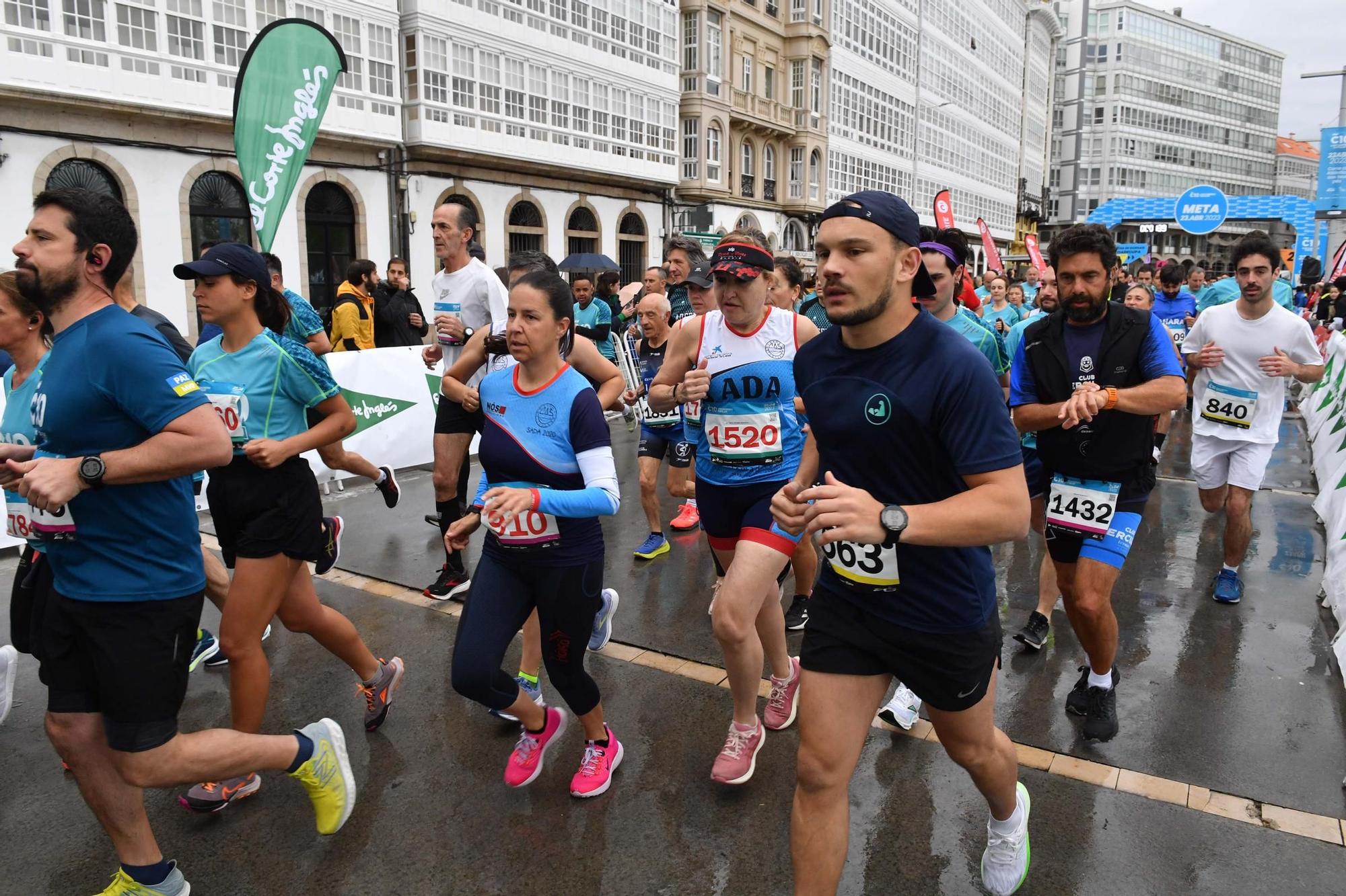 Carrera popular Coruña10: 2.186 corredores cruzaron la línea de meta