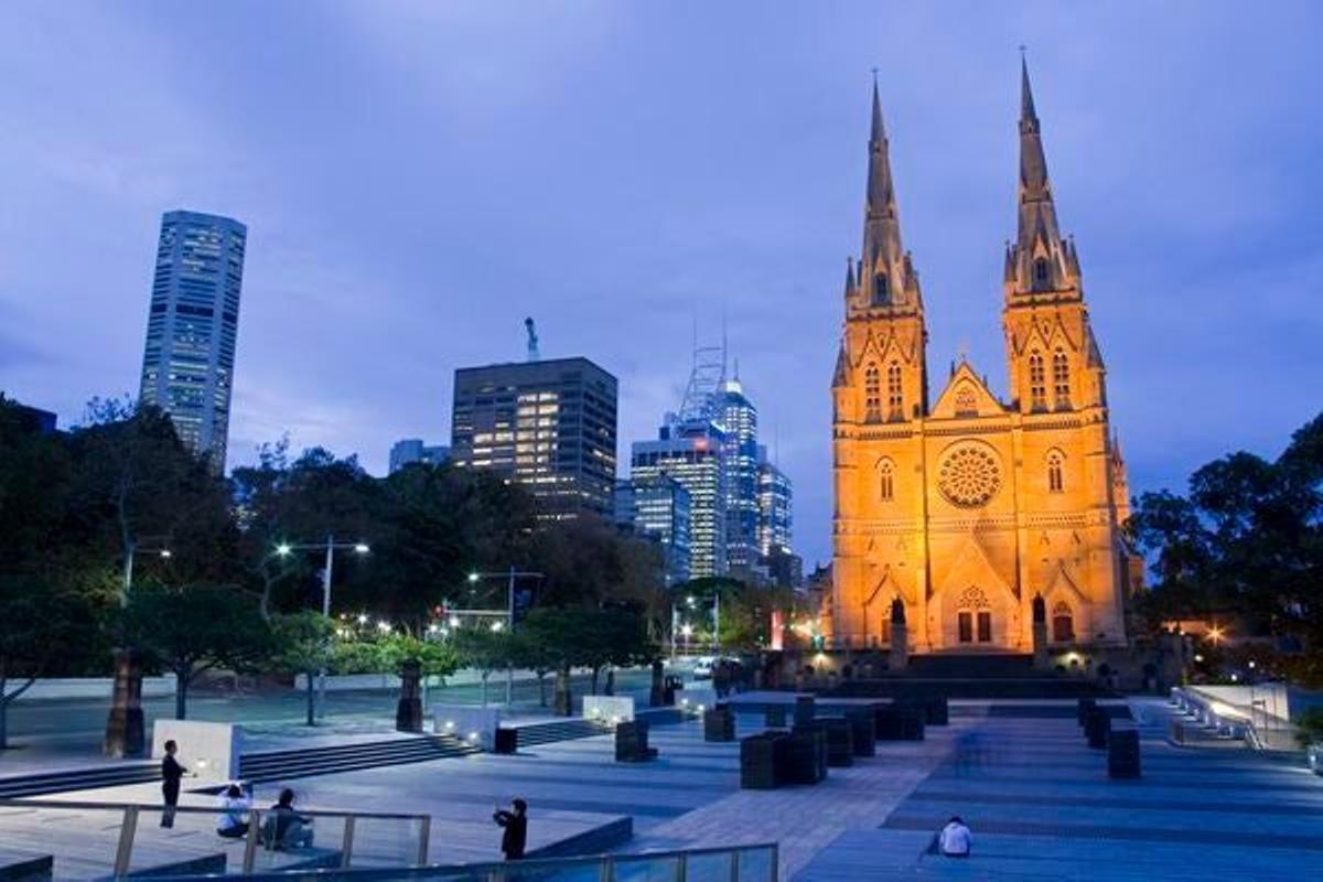 La catedral representa los orígenes espirituales de la Iglesia católica en Australia