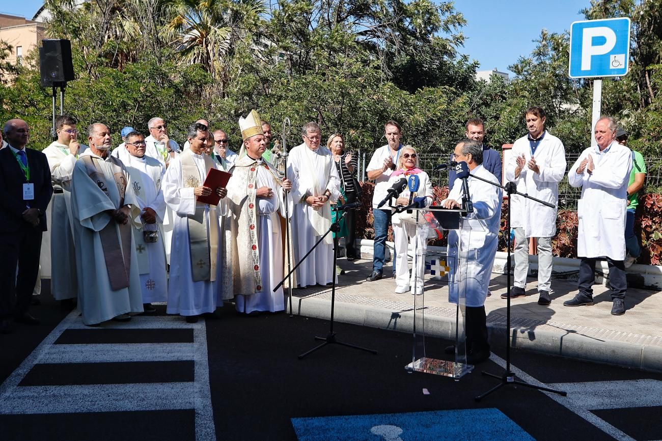 La 'Morenita' visita el Hospital de Nuestra Señora de La Candelaria