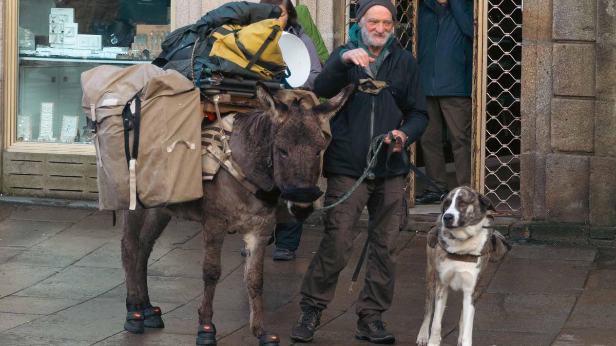 Peregrino en Santiago
