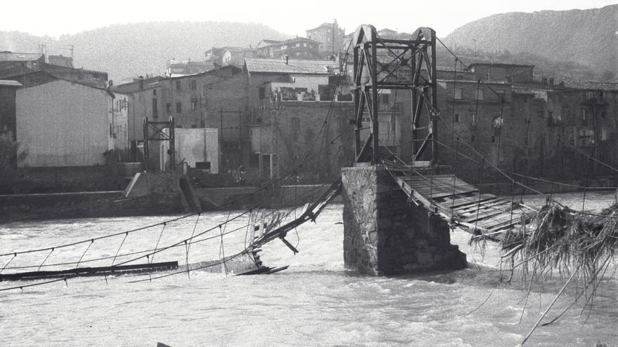 Els aiguats del 1982 a les conques del Llobregat i del Cardener, en imatges