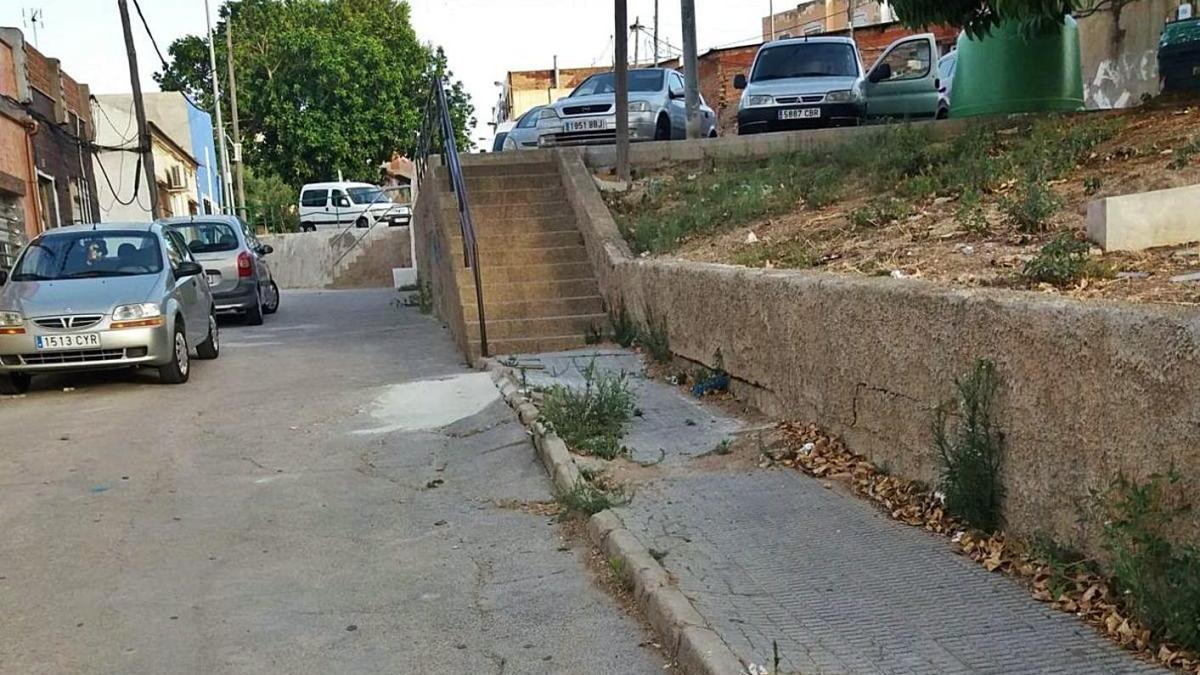 La calle Ancha, ubicada en el barrio de Los Mateos.