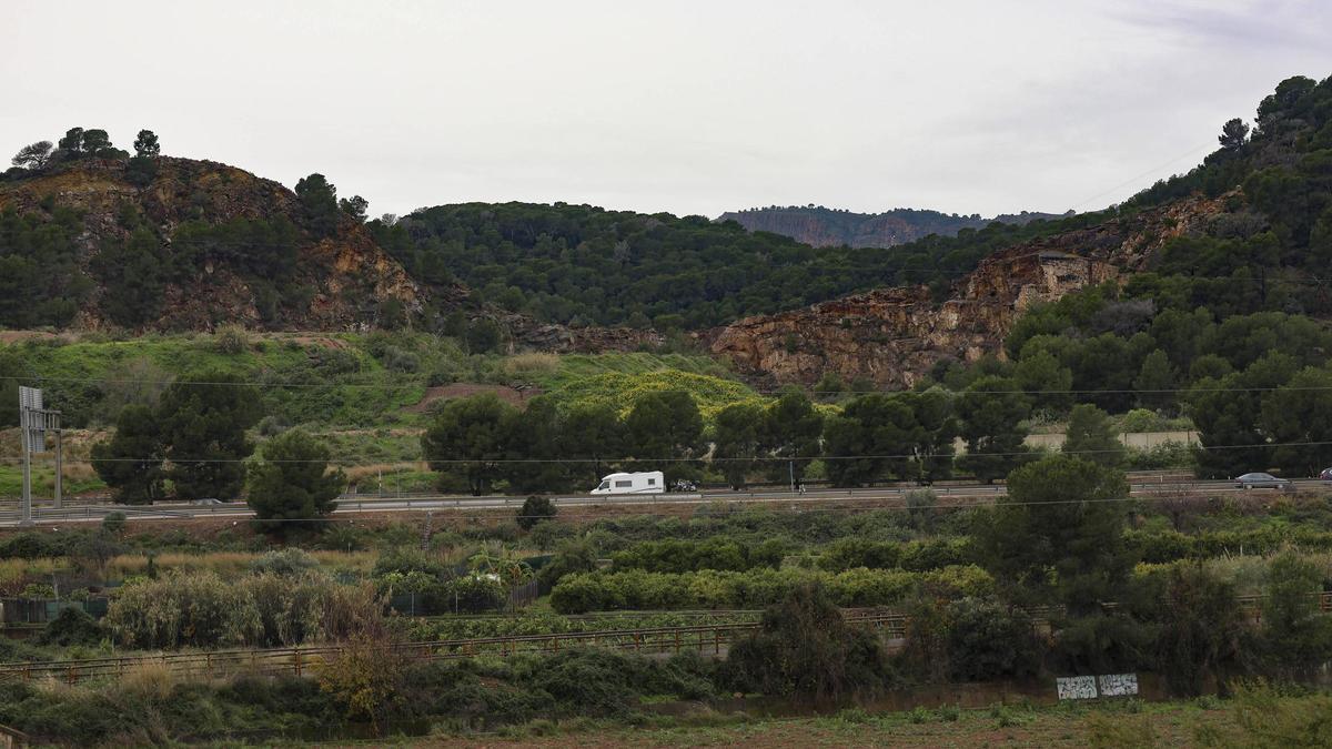Cantera de Gausa en Sagunt.