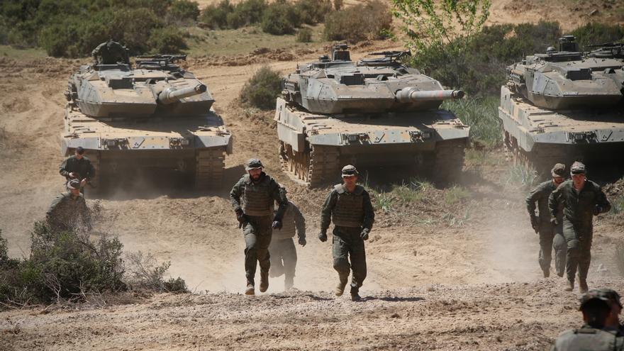 Los Leopard 2A4 testeados en Cerro Muriano ya están en Santander para su envío a Ucrania