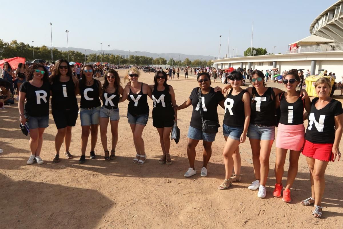 Colas en El Arenal para el concierto de Ricky Martin