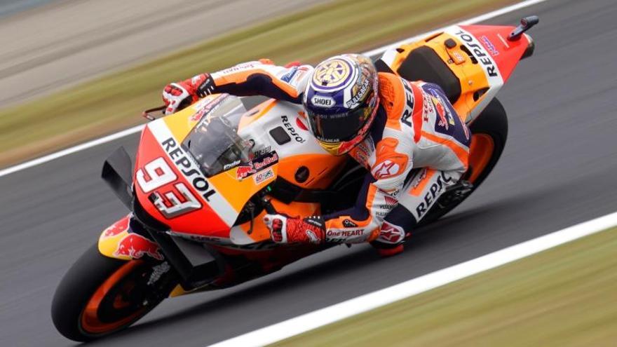 Marc Márquez rueda en Motegi.