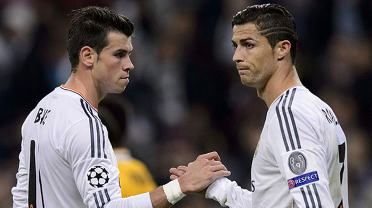 Gareth Bale i Cristiano Ronaldo, durant el partit contra el Juventus. Gareth Bale i Cristiano Ronaldo, durant el partit contra el Juventus.