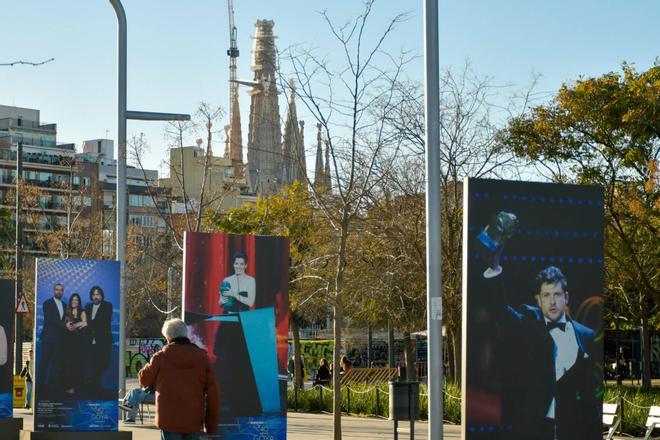 La exposición fotográfica gigante de los Premios Goya en Plaza de las Glòries