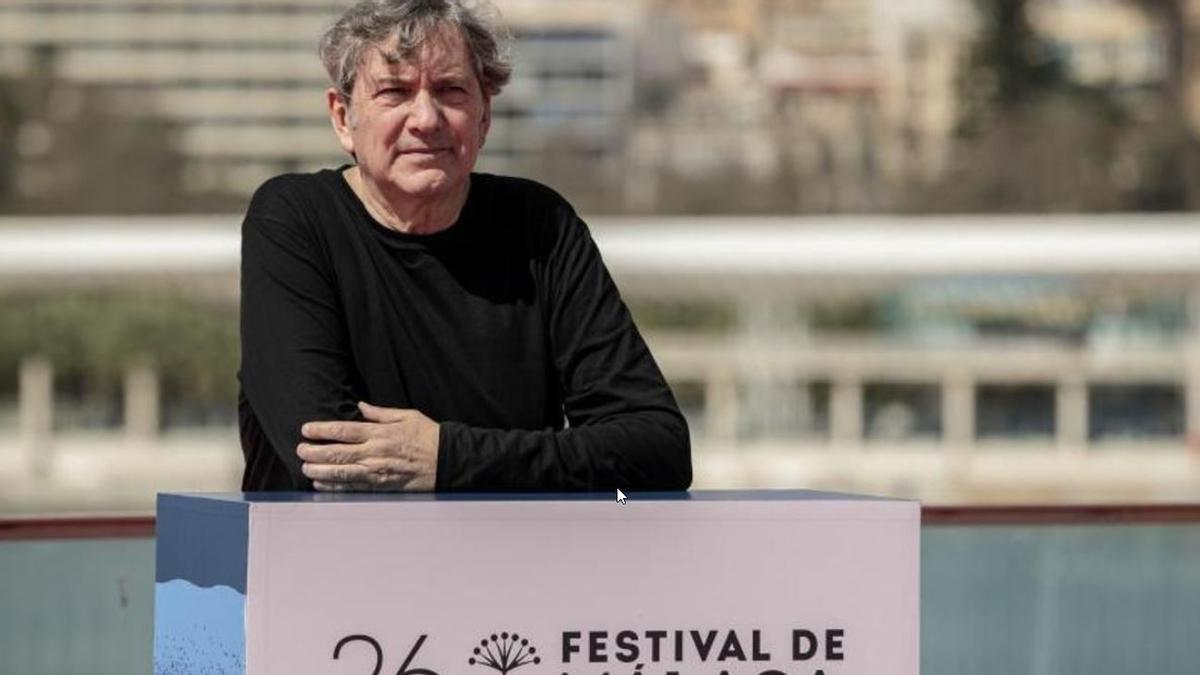 El cineasta Gerardo Herrero, ayer en el Muelle Uno.