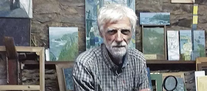 Anxelu y el Cudillero de un artista plástico total