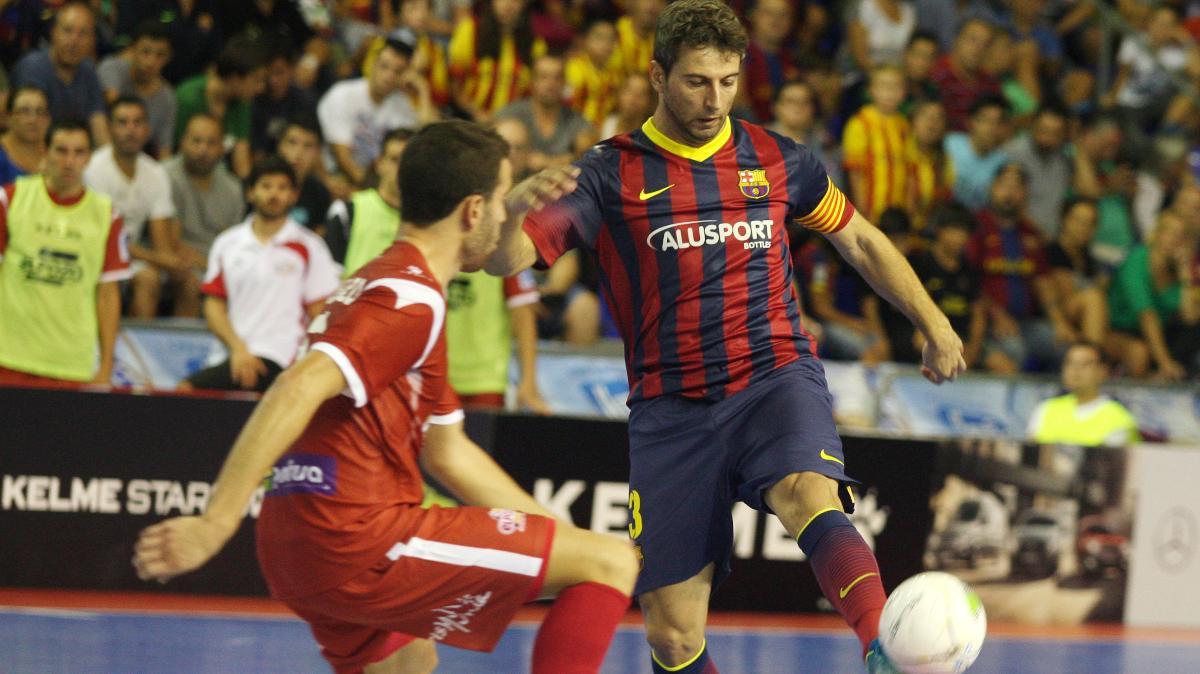 Jordi Torras, en la primera Supercopa en azulgrana