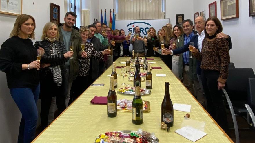 Brindis de la Corporación de Siero para cerrar el año con el deseo de &quot;hacerlo mejor&quot; en 2024