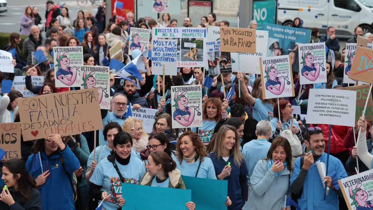 Los veterinarios se manifiestan contra la nueva regulación del medicamento
