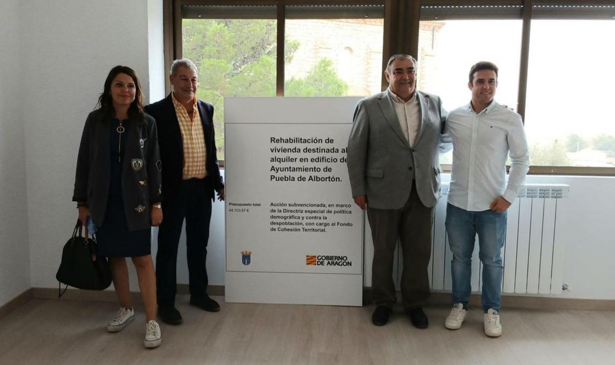 El inmueble se ha rehabilitado con fondos del ‘Plan Aragón más vivienda’ de la DGA. | SERVICIO ESPECIAL