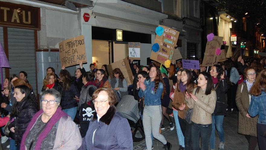 L&#039;acció del 8 de març ha mobilitzat centenars de persones.