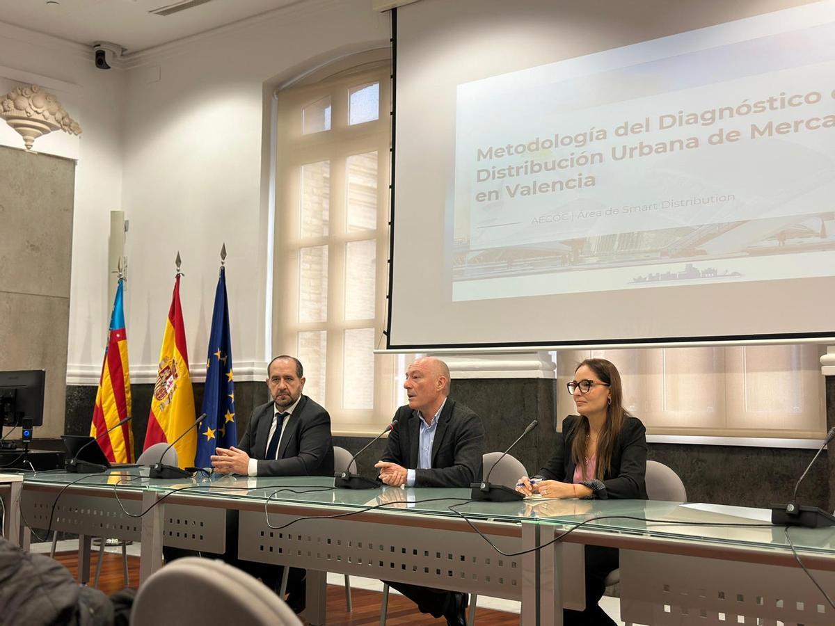Presentación del modelo de distribución urbana en València, este miércoles