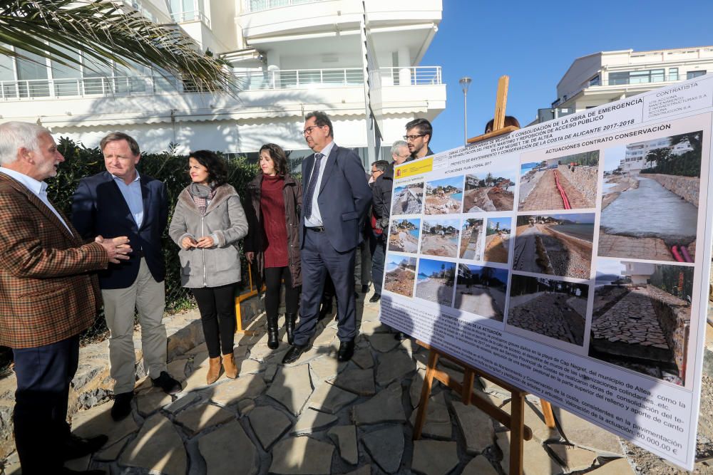 Visita obras Cap Negret Altea