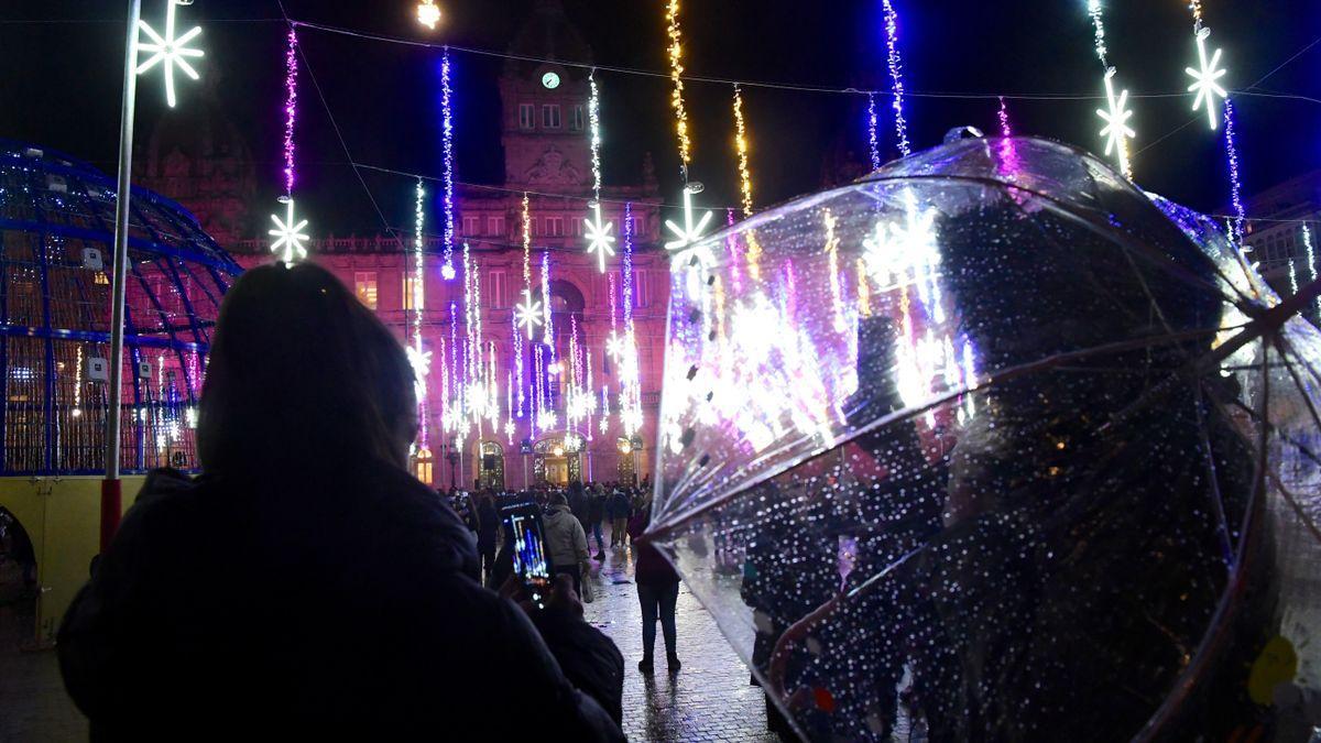 Luces de Navidad en A Coruña en 2020
