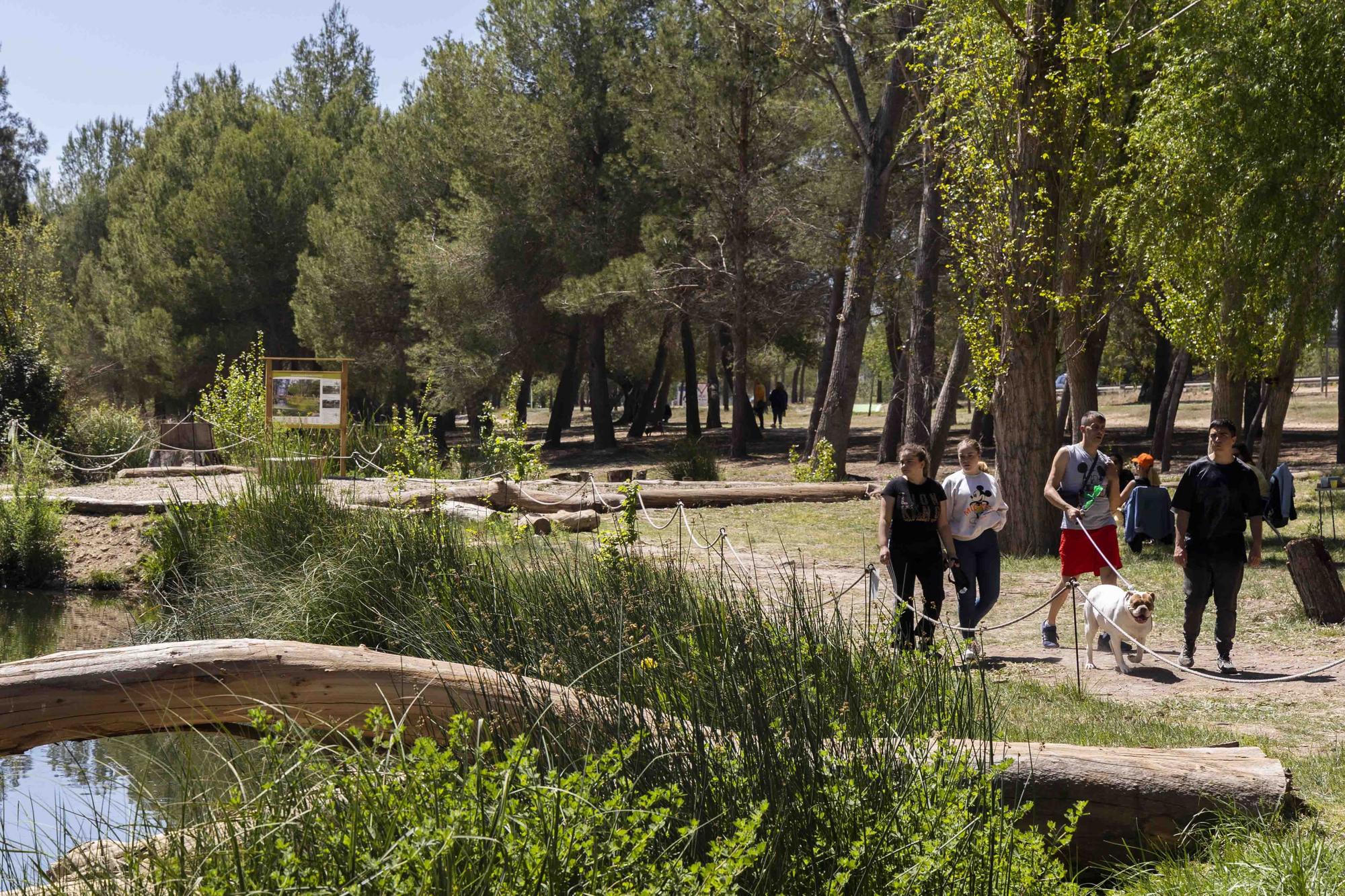 El día de San Vicente Ferrer en el parque de San Vicente de Lliria