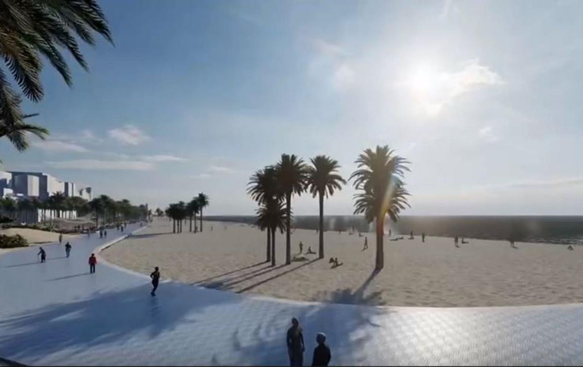 La regeneración permitiría dar continuidad a la Explanada y el paseo del Puerto hacia el Postiguet.  | INFORMACIÓN