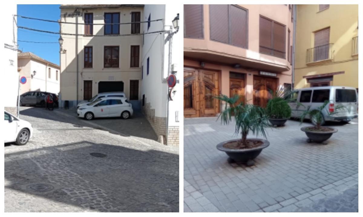 Dos de los tramos que han mejorado en Segorbe.