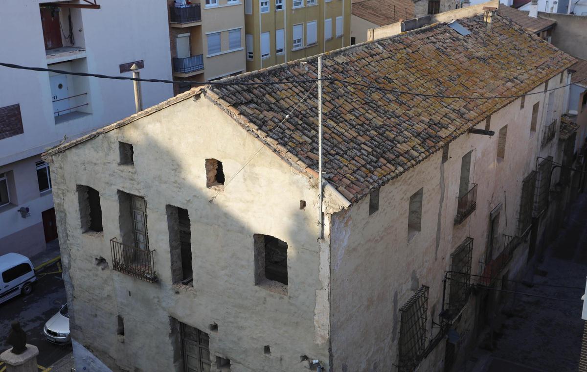 Vista de la casa señorial.