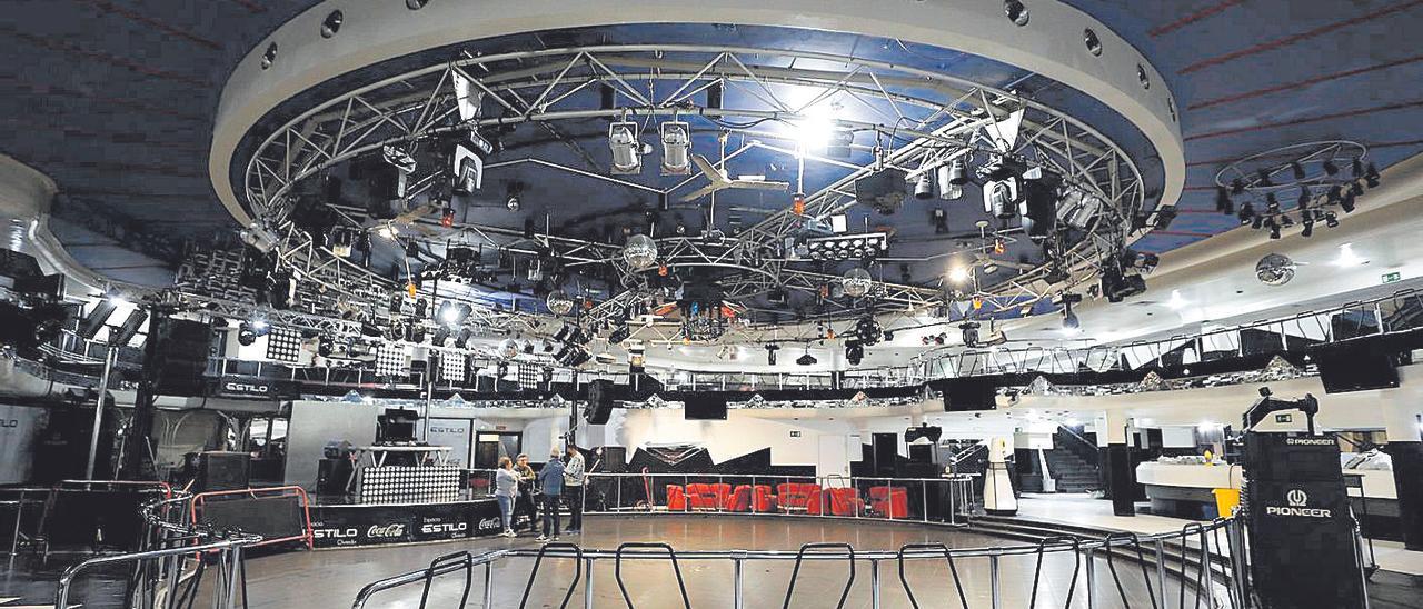 Aspecto actual que presenta la pista de baile de la sala de fiestas Estilo. | Luisma Murias