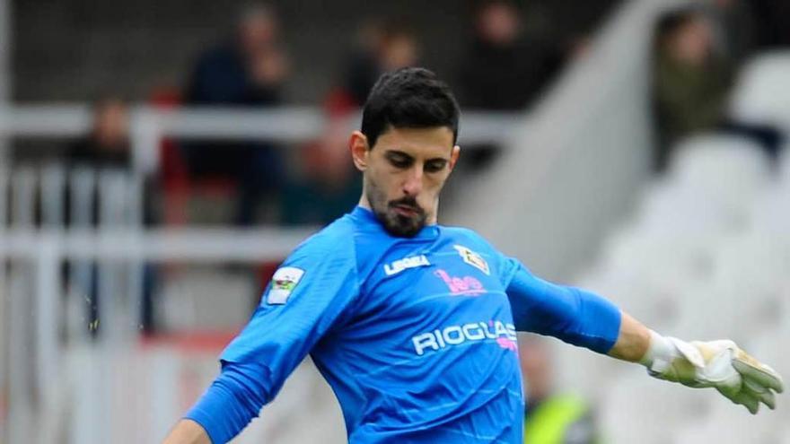 Óscar Santiago, anteayer, en El Sardinero.