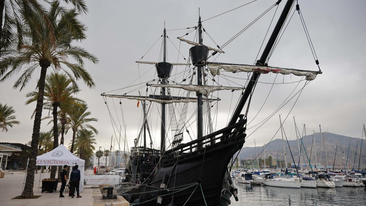 La embarcación Nao Victoria, en Cartagena