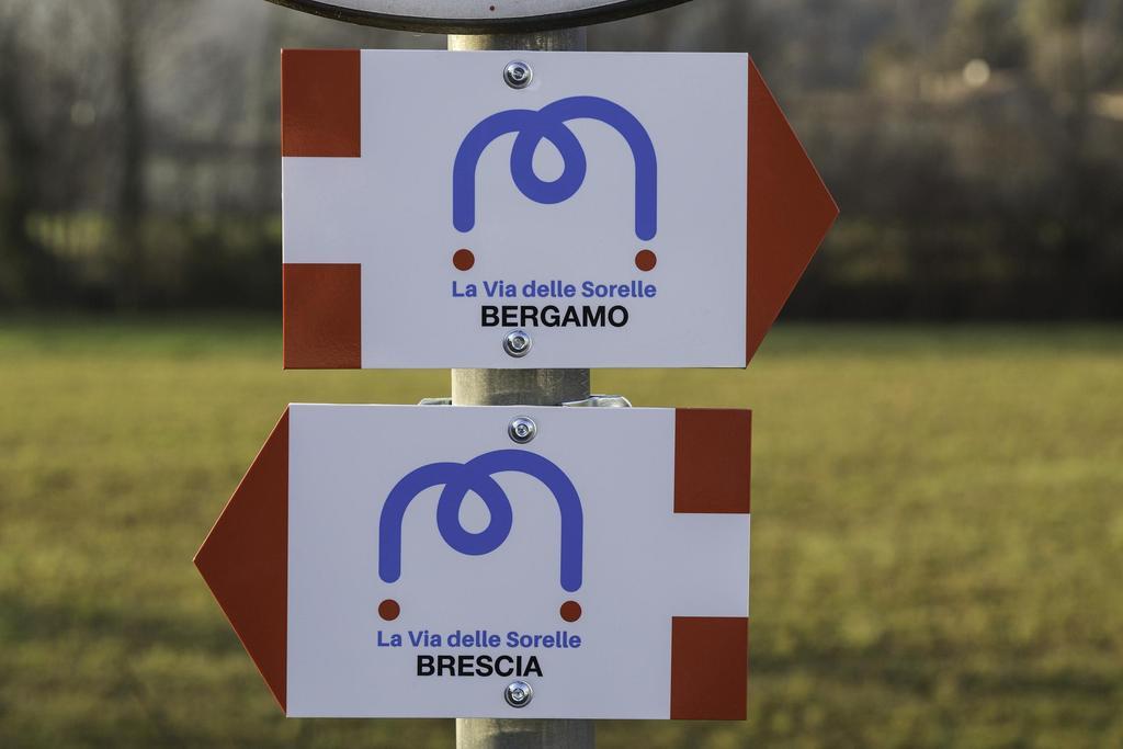 Señalética de la Via delle Sorelle.