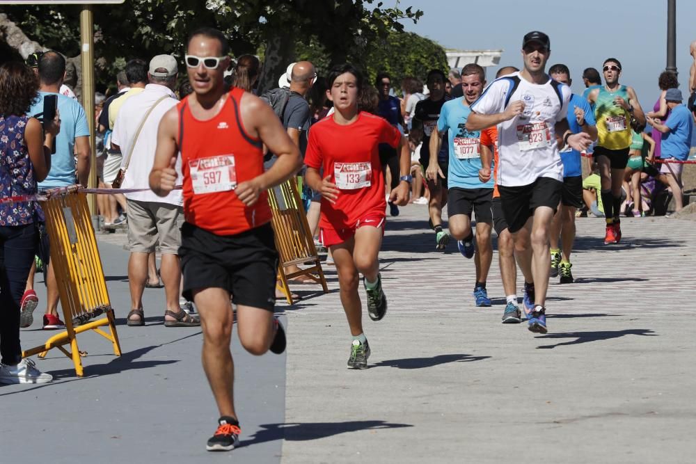 Más de 1.800 corredores participaron en la mañana del sábado en la prueba Andar e Correr, con un recorrido de 10 kilómetros por el Camino Portugués de Baiona.