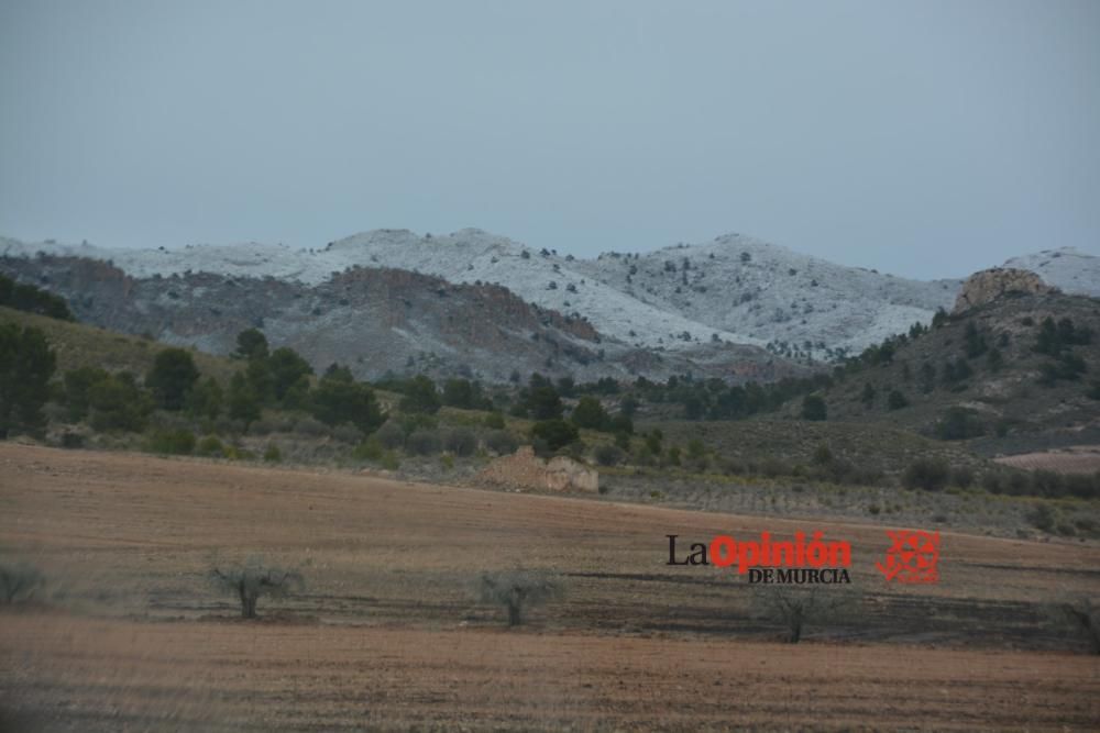 Nieve en el Altiplano murciano