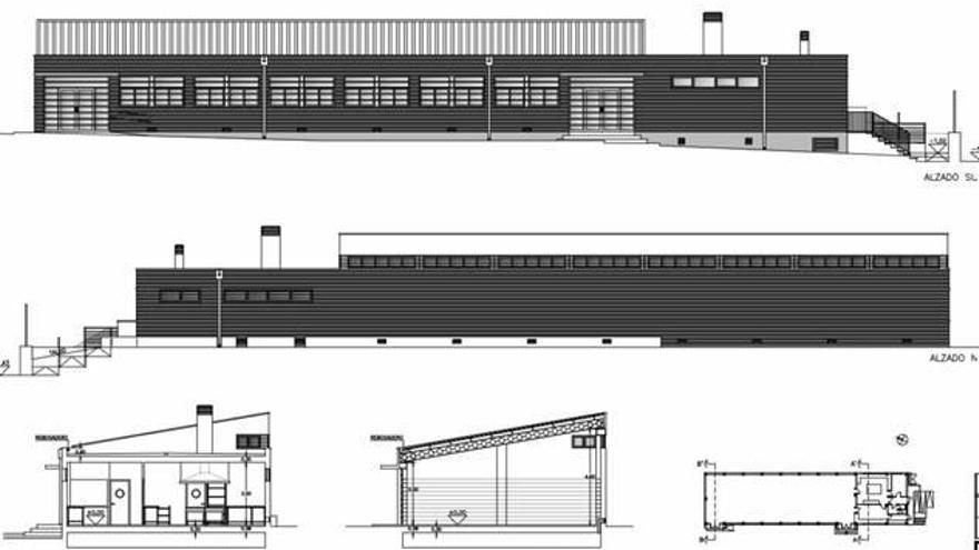 Proyección de cómo será el nuevo edificio de comedor del colegio Jaime Balmes.