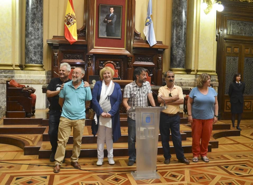 Participantes en ''Vacaciones en Paz'' en María Pita