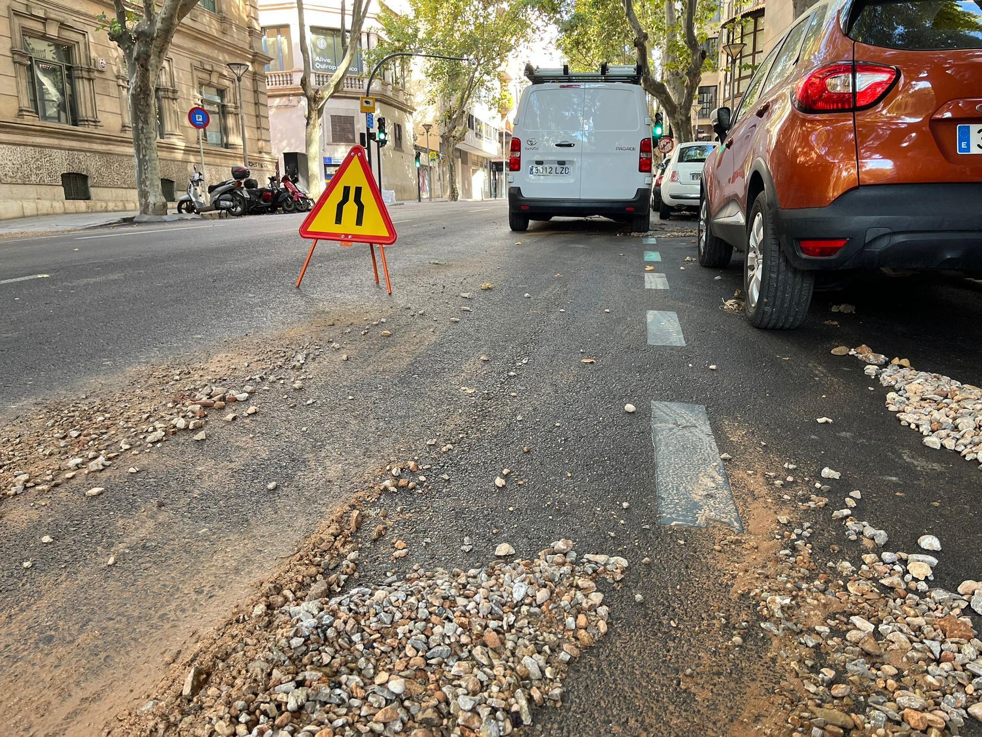 La rotura de una tubería provoca inundaciones en Palma