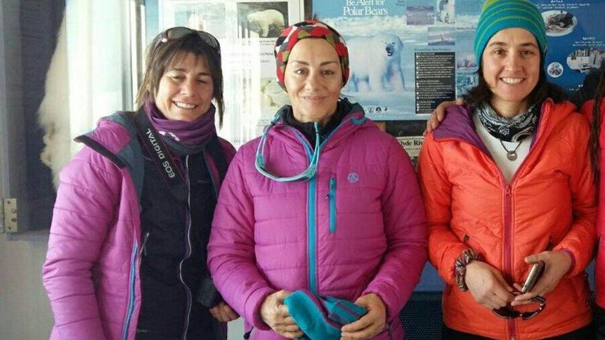 Chus Lago, Verónica Romero y Rocío García