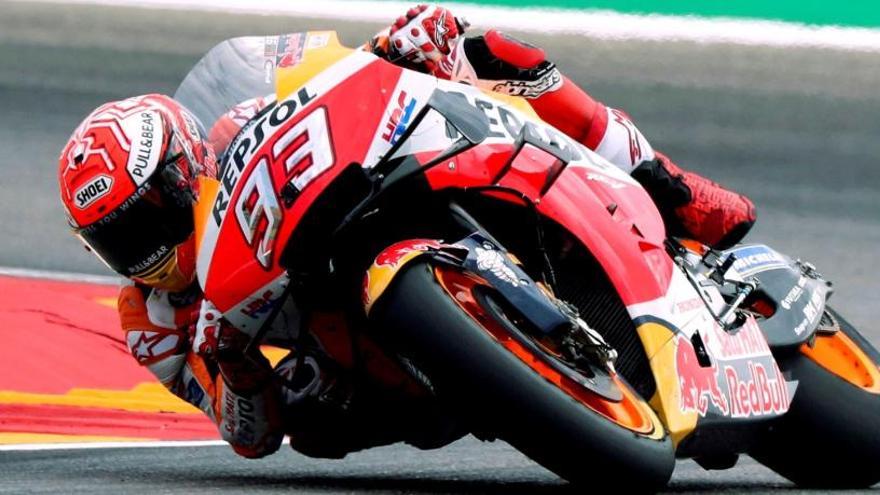 Marc Márquez, en el GP de Aragón.