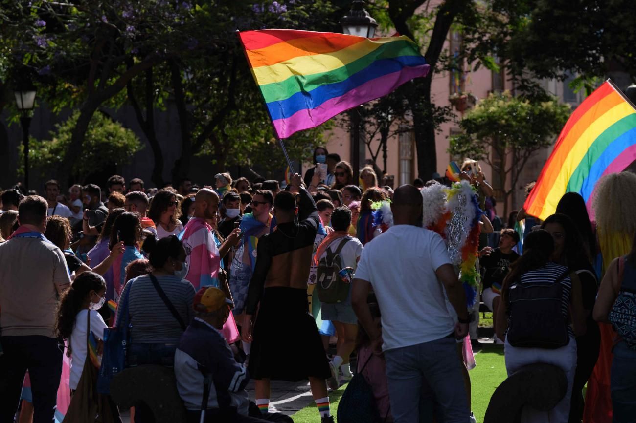Celebración de La Laguna Pride Day por el Día del Orgullo LGBTI