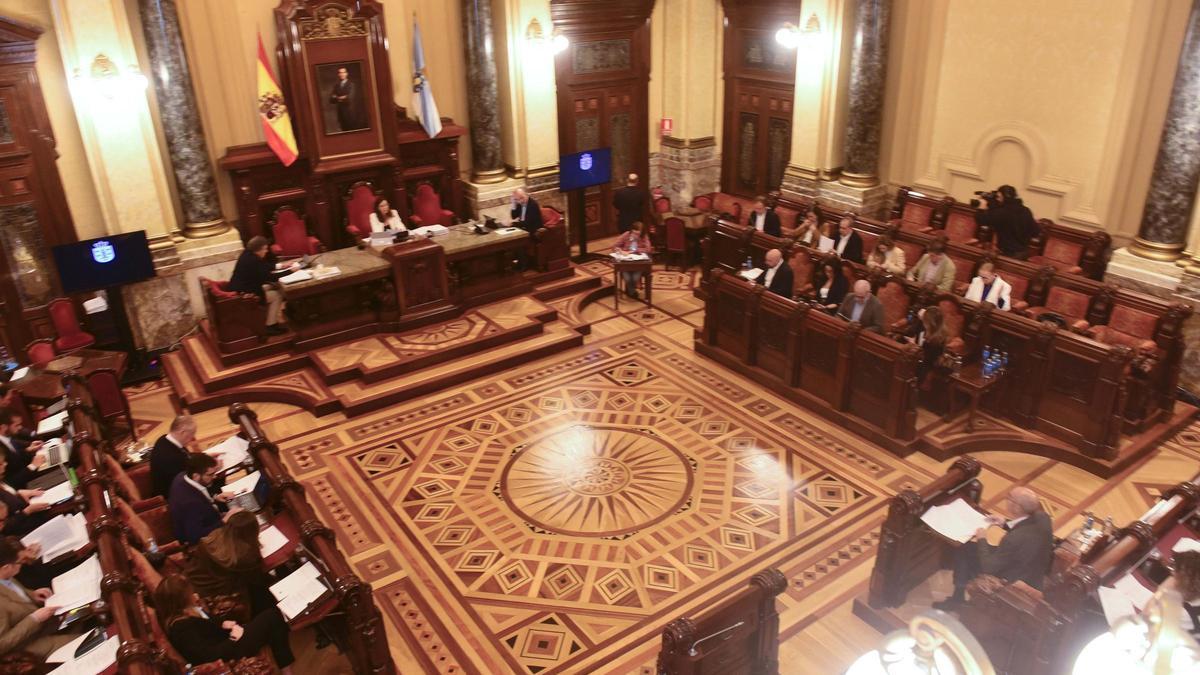 Pleno de A Coruña.