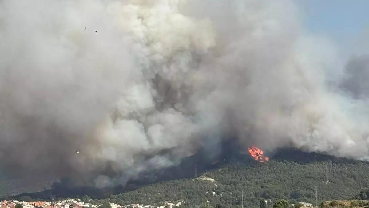 L'incendi a Carme
