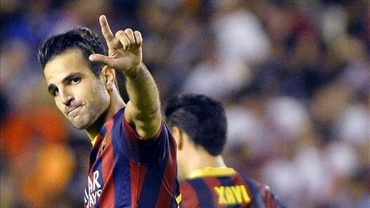 Cesc hará de Messi