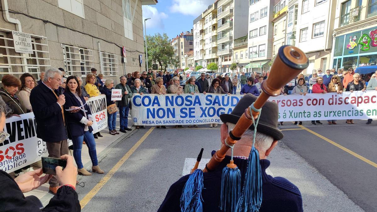 Una de las últimas concentraciones ante la Casa do Mar.