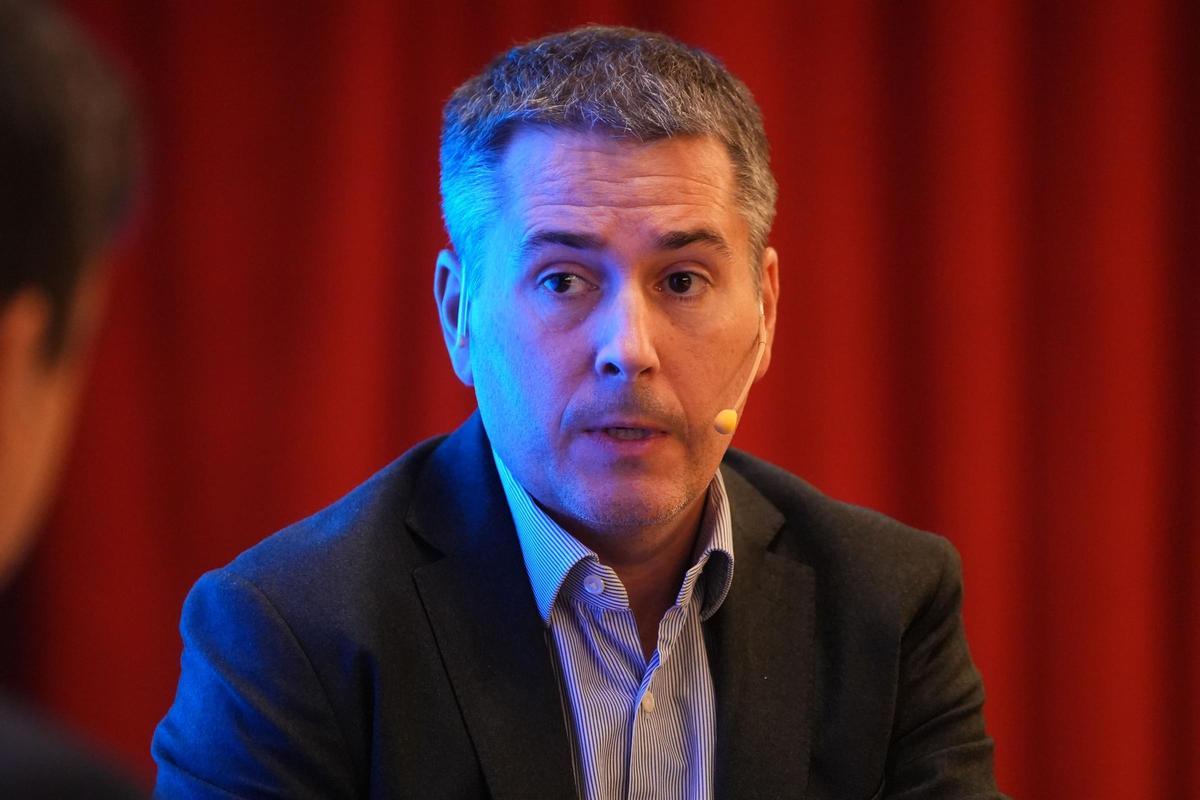 Kepa Apráiz, CEO y fundador de Katégora y Kora Living, durante sus intervenciones