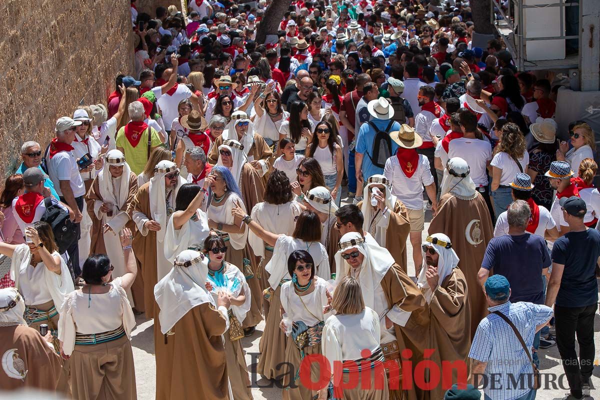 Moros y Cristianos en la mañana del dos de mayo en Caravaca