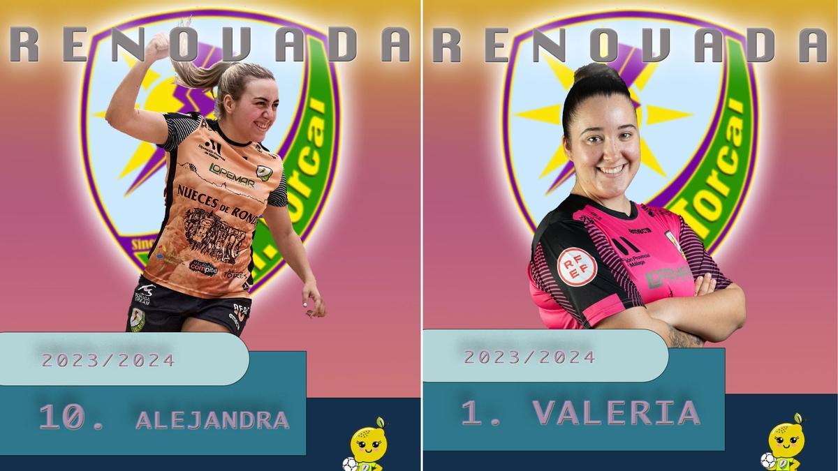 Alejandra y Valeria continuarán en el Nueces Atlético Torcal.