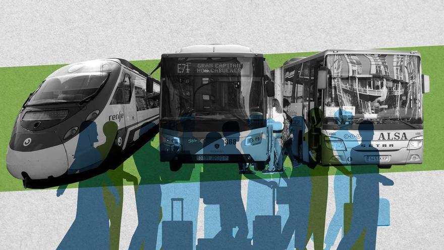 Así (gratis o muy barato) se podrá viajar por Asturias a partir de septiembre: todas las opciones en bus y tren