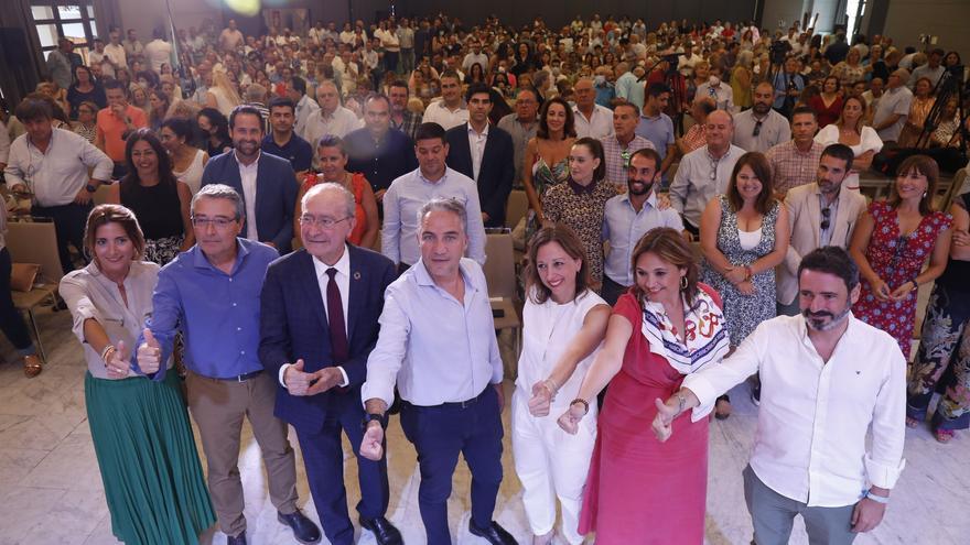 El PP de Málaga se conjura para que sus votantes del 19J reincidan en las elecciones municipales