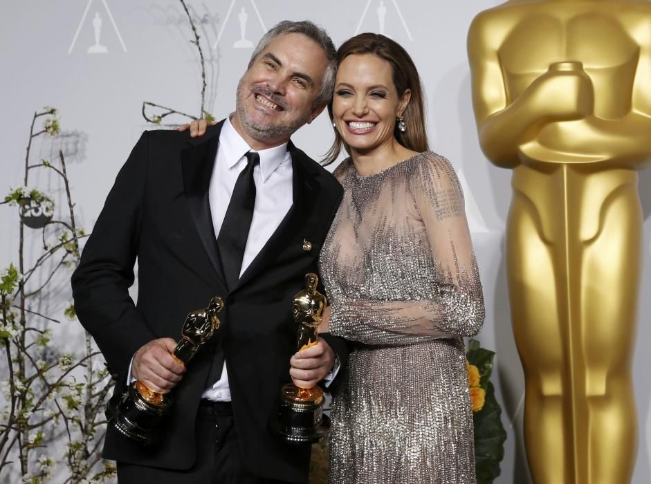 Angelina Jolie, en la alfombra roja de los Oscars