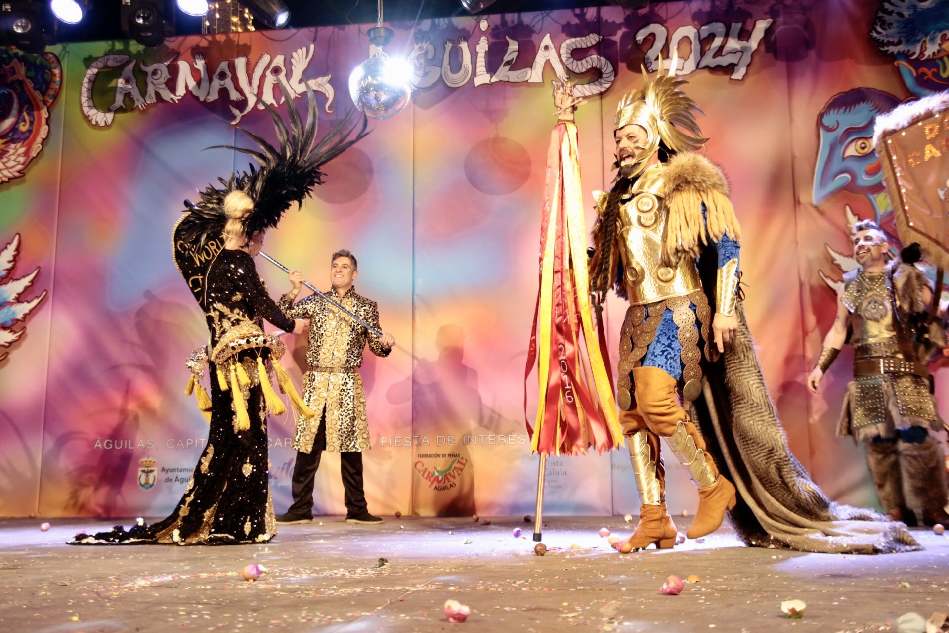 Batalla de Don Carnal y Doña Cuaresma, y pregón del Carnaval de Águilas en fotos