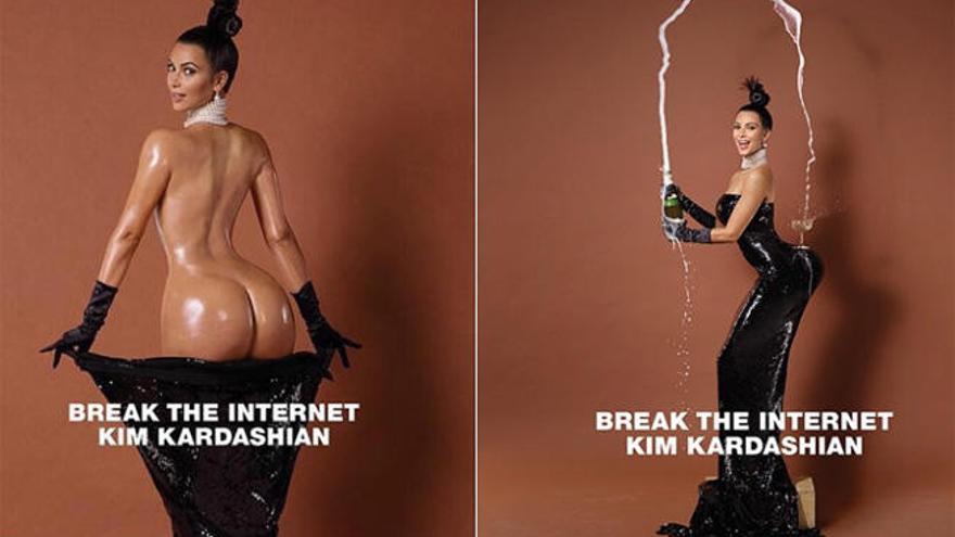 Kim Kardashian, en la portada de &#039;Paper&#039;.